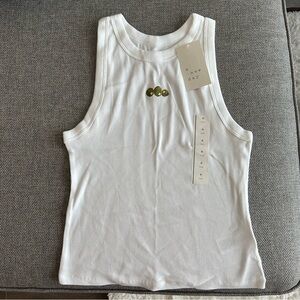 A New Day White Tank Top